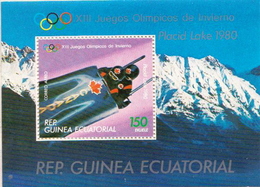 Guinea Equatorial MNH SS - Inverno1980: Lake Placid