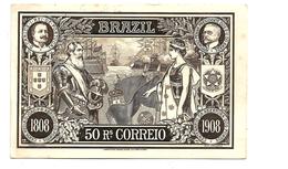 Bra165 / BRASILIEN - Hafeneröffnung Vor 100 Jahren Dunkelbraunr) 1908 (Ascher 36b, Senf 167) - Cartas & Documentos