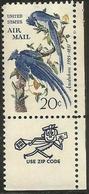 USA - 1967 Audubon Jays Zip Single (LR) MNH **  Sc C71 - 3b. 1961-... Ongebruikt