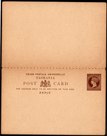 Australia: Tasmania-0001 - Cartolina Postale Con Risposta Pagata, Nuova - - Cartas & Documentos