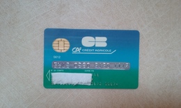 ANCIENNE CARTE A PUCE BANCAIRE CREDIT AGRICOLE FIN ANNEES 90 !!! - Einmalgebrauch