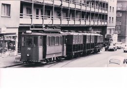 Chemin De Fer Lausanne Echallens Bercher, Train à Lausanne Avenue De Morges, Photo 1970 LEB 55903 - Bercher