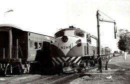 Photographie D'une Locomotive 5795 Et D'un Train U.4133 - Reproduction - Treni