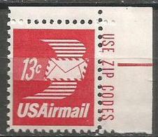 USA - 1971 Winged Envelope Zip Single  MNH **  Sc C79 - 3b. 1961-... Unused