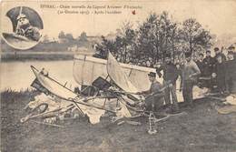 88-EPINAL- CHUTE MORTELLE DU CAPORAL AVIATEUR D'AUTROCHE 20 OCTOBRE 1913, APRES L'ACCIDENT - Epinal