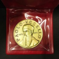 Medaglia Paolo Uccello Comune Pratovecchio 70mm M Paccini - Monarquía/ Nobleza