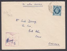 1942. ON ACTIVE SERVICE Franked With Georg VI 10 PENCE. From EGYPT RAF CENSOR 674. To... () - JF322819 - Covers & Documents