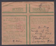 1942. ACTIVE SERVICE RAF CENSOR 96. From EGYPT To Derbyshire, G.B. () - JF322824 - Lettres & Documents