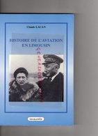 87-19-23- HISTOIRE AVIATION EN LIMOUSIN- CLAUDE LACAN- BRIVE -LIMOGES-SAINT JUNIEN-FEYTIAT-LE DORAT-ARGENTAT-GUERET - Limousin