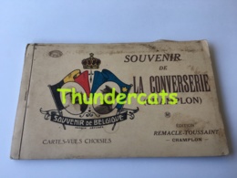 CARNET 10 CPA SOUVENIR DE LA CONVERSERIE CHAMPLON  RESTAURANT MAISON REMACLE TOUSSAINT LA CHAPELLE - Tenneville