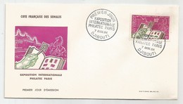 Côte Française Des Somalis Djibouti Somali Coast Yv.319 Sur Enveloppe FDC 1964 Philatec - Covers & Documents