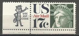 USA - 1971 Statue Of Liberty Zip Single  MNH **  Sc C80 - 3b. 1961-... Nuevos