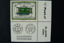 Autriche - Yvert N° 2177 CdF Oblitéré - Journée Du Timbre - Wagon Postal - 2001-10 Afgestempeld