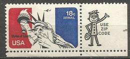 USA - 1974 Statue Of Liberty Zip Single  MNH **  Sc C87 - 3b. 1961-... Ungebraucht