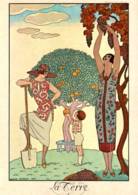 CPM - ILLUSTRATION Georges BARBIER (Né à NANTES) - "La Terre" 1925 - Style ART DECO - Other Illustrators