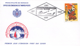 MONACO 1997, Circus Monte Carlo, Michel 2396 FDC 26821 - Cirque