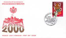 MONACO 1999, Circus Monte Carlo, Michel 2476 FDC 26823 - Cirque