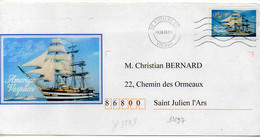 France N° 3275 Y. Et T. Vienne Poitiers CTC Flamme Muette Du 16/08/1999 - 1961-....