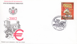 MONACO 2002, Circus Monte Carlo, Michel 2571  FDC 26828 - Cirque