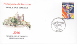 MONACO 2016, Circus Monte Carlo, Michel 3211  FDC 26841 - Cirque