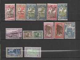 14 Timbres Colonies Françaises Divers états (MH Majority, Guyane 5 Et 10f Sans Gomme) - Collections