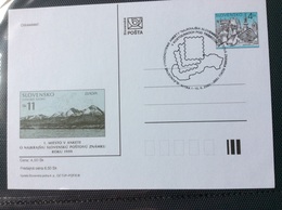 Slovaquie 2000 CDV 45 Europa Tatras Plus Beau Timbre De 1999 - Cartes Postales