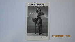 LE TRIO RIVAL'S Présente... / SPECTACLE ACROBATIQUE / DEDICACE / DEPLIANT PUBLICITAIRE - Gymnastics