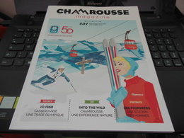 CHAMROUSSE MAGAZINE NUMBER 1 WITH ENGLISH TEXTS JEUX OLYMPIQUES GRENOBLE 50 ANS - 1950-Hoy