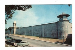 Kingston, Ontario, Canada, Portsmouth Penitentiary, 1950's Cars, Old Chrome Postcard, Frontenac County - Kingston