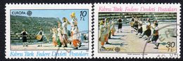 Cyprus Turkish 1981 Europa Folklore Set Of 2, Used, SG 106/7 (A) - Usados