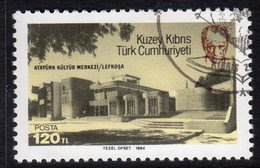 Cyprus Turkish 1984 Ataturk Cultural Centre, Used, SG 153 (A) - Usados
