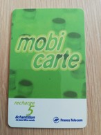 FRANCE/FRANKRIJK  Mobi Recharge 70    PREPAID  USED    ** 1476** - Mobicartes (GSM/SIM)