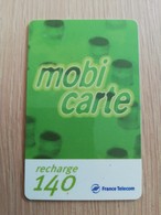 FRANCE/FRANKRIJK  Mobi Recharge 140    PREPAID  USED    ** 1478** - Per Cellulari (telefonini/schede SIM)