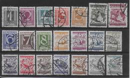 AUTRICHE - 1925 - SERIE COMPLETE YVERT N° 331/350 OBLITERES  - COTE = 30 EUR. - - Used Stamps