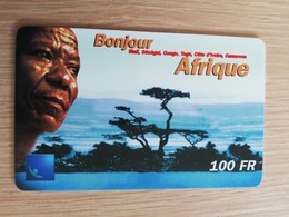 FRANCE/FRANKRIJK   Bonjour Afrique   PREPAID  USED    ** 1482** - Mobicartes: Móviles/SIM)
