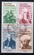 Cyprus Turkish 1985 Europa Composers Block Of 4, Used, SG 172/5 (A) - Oblitérés