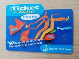 FRANCE/FRANKRIJK   TICKET 50F   PREPAID  USED    ** 1483** - Mobicartes (GSM/SIM)