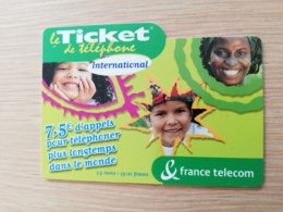 FRANCE/FRANKRIJK   TICKET 7,5 €   PREPAID  USED    ** 1486** - Voorafbetaalde Kaarten: Gsm