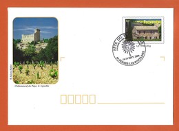 ENTIERS POSTAUX PRET A POSTER  TYPE MAS PROVENCAL THEME CHATEAUNEUF DU PAPE VIN VIGNOBLE - PAP : Altri (1995-...)