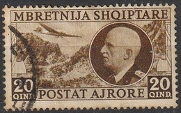 Albanie 1939-40 N° 343 Poste Aérienne - Motifs Locaux Et Roi Victor-Emmanuel III (F22) - Albanië