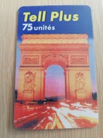 FRANCE/FRANKRIJK   TEL PLUS 75U      PREPAID  USED    ** 1490** - Voorafbetaalde Kaarten: Gsm