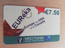 FRANCE/FRANKRIJK   EUREKA % 7,50      PREPAID  USED    ** 1491** - Mobicartes: Móviles/SIM)