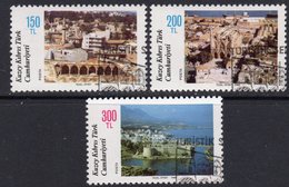 Cyprus Turkish 1988 Tourism Set Of 3, Used, SG 230/2 (A) - Usati