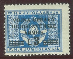 ITALIA - OCC. JUGOSLAVA LITORALE SLOVENO SASS. 70a NUOVO - Yugoslavian Occ.: Slovenian Shore