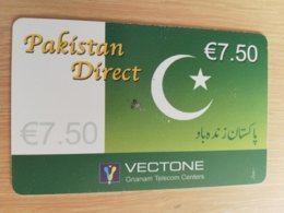 FRANCE/FRANKRIJK  PAKISTAN DIRECT  € 7,50 PREPAID  USED    ** 1501** - Nachladekarten (Handy/SIM)