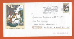 ENTIERS POSTAUX PRET A POSTER  Theme FABLE LAFONTAINE CIGALE FOURMIS FLAMAND TAUREAU Obl ARLES - Prêts-à-poster:  Autres (1995-...)