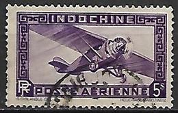 INDOCHINE    -   Aéros  -    1933 . Y&T N° 13 Oblitéré .    Avion - Poste Aérienne