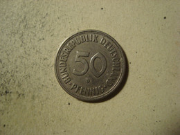 MONNAIE ALLEMAGNE 50 PFENNIG 1970 D - 50 Pfennig