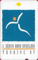 Turkey - TT - Alcatel - 1st World Air Games - N-0011, Logo, 30U, 1997, 10.000ex, Used - Turquie