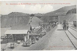 RAON L'ETAPE (88) Carrières Treuil De Remonte Des Quais Et Triage Des Graviers - Raon L'Etape